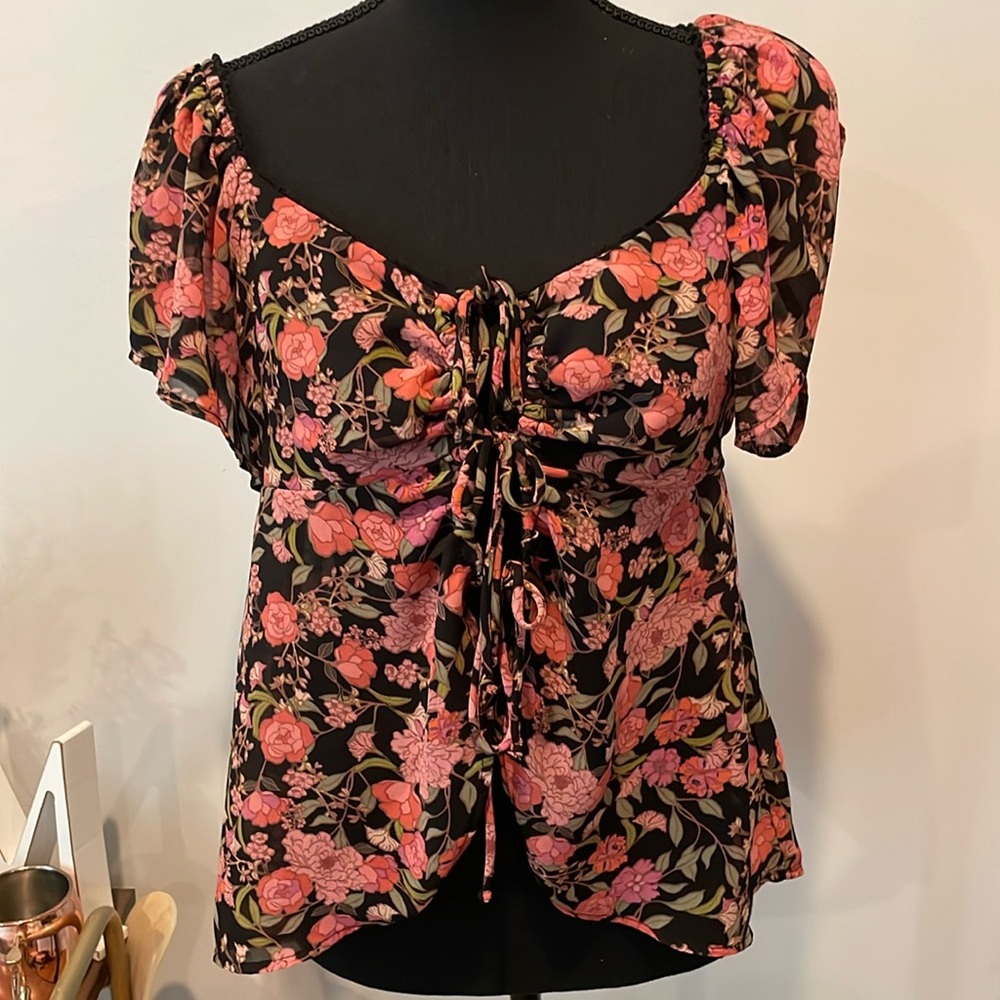 Wild Fable Floral Babydoll Top